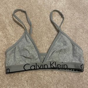 Gray Adjustable Calvin Klein bralette